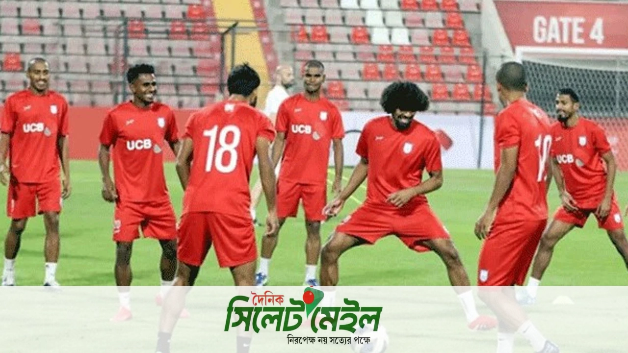 ঈদের দিনেও ফুটবল দলের অনুশীলন