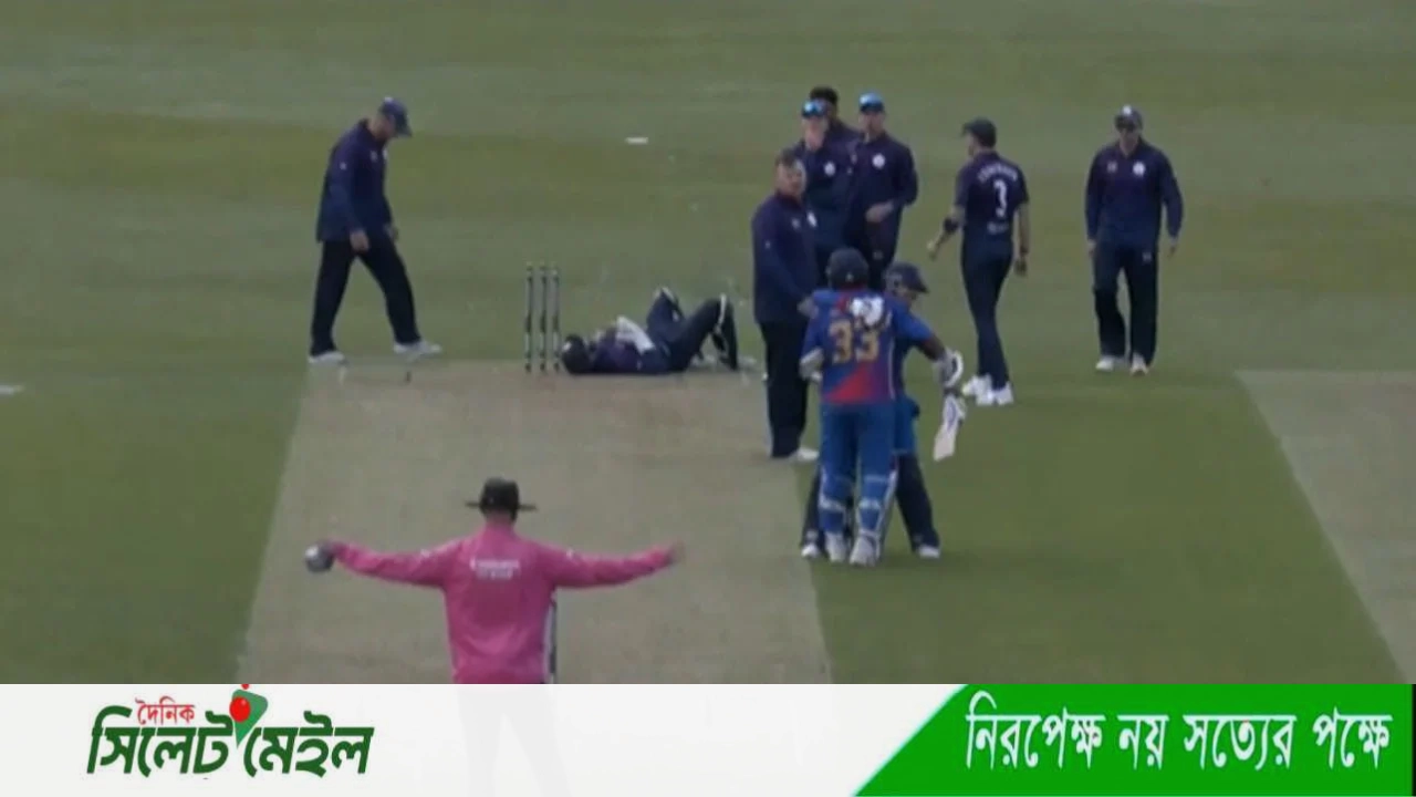 নেপাল-স্কটল্যান্ড ম্যাচে শেষ ওভারের নাটকীয়তা
