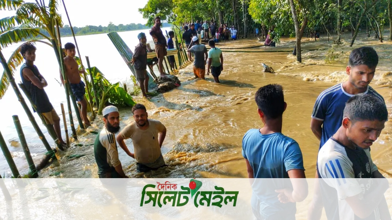 বন্যায় সিলেটে ম্লান ১৫ হাজার পরিবারের ঈদ আনন্দ