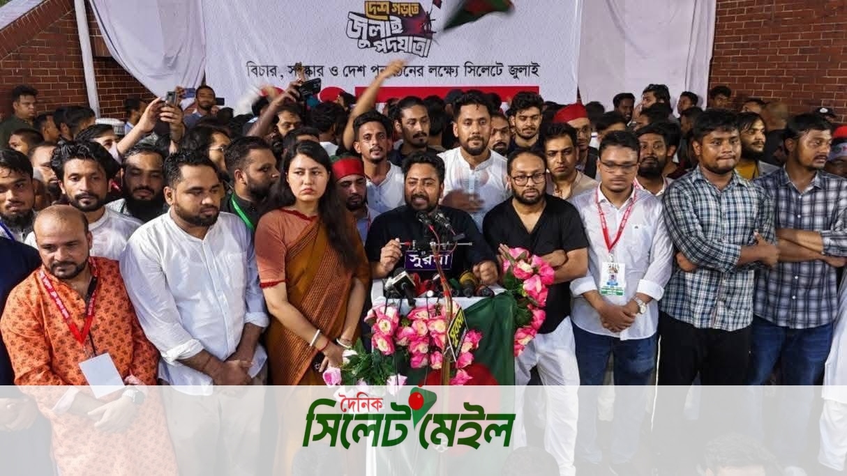 সিলেটের প্রবাসীরা গণঅভ্যুত্থানে আমাদের পক্ষে দাঁড়িয়েছিলেন আমরা তাদের ভুলবো না-নাহিদ