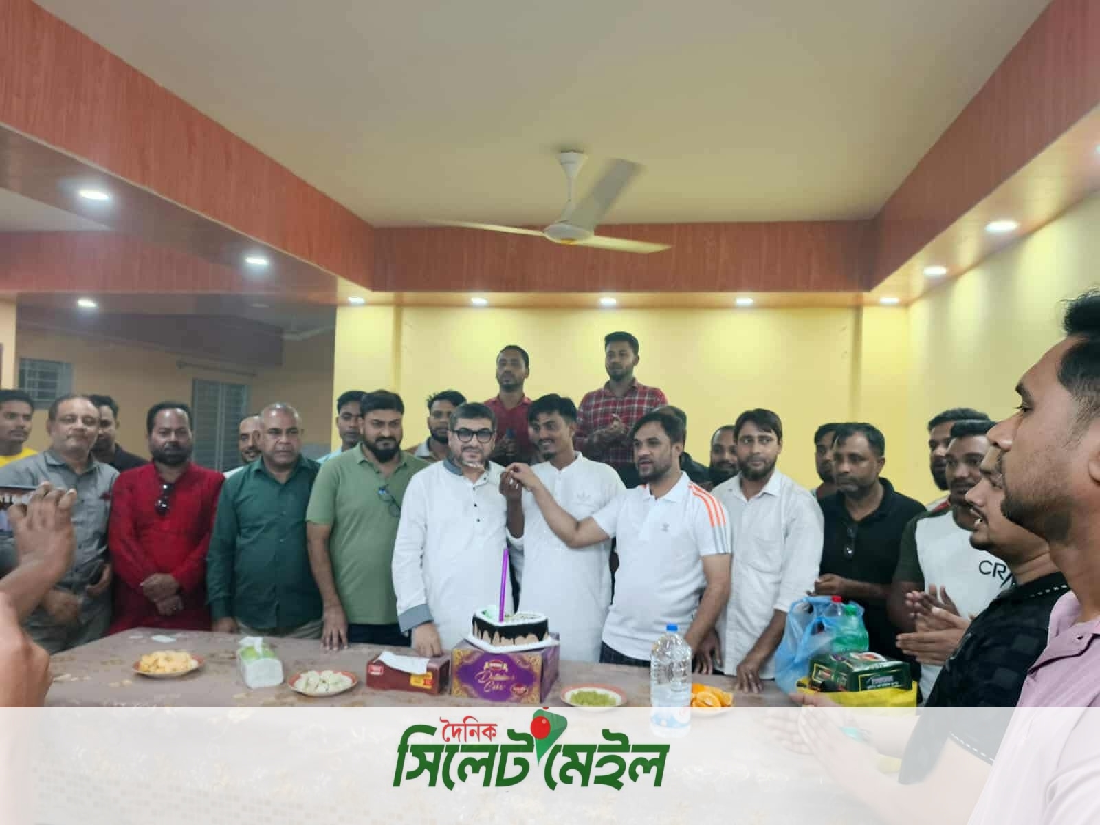 জৈন্তাপুর উপজেলা ছাত্রদলের অন্যতম সদস্য আফসার আহমদ এর জন্মদিন পালন