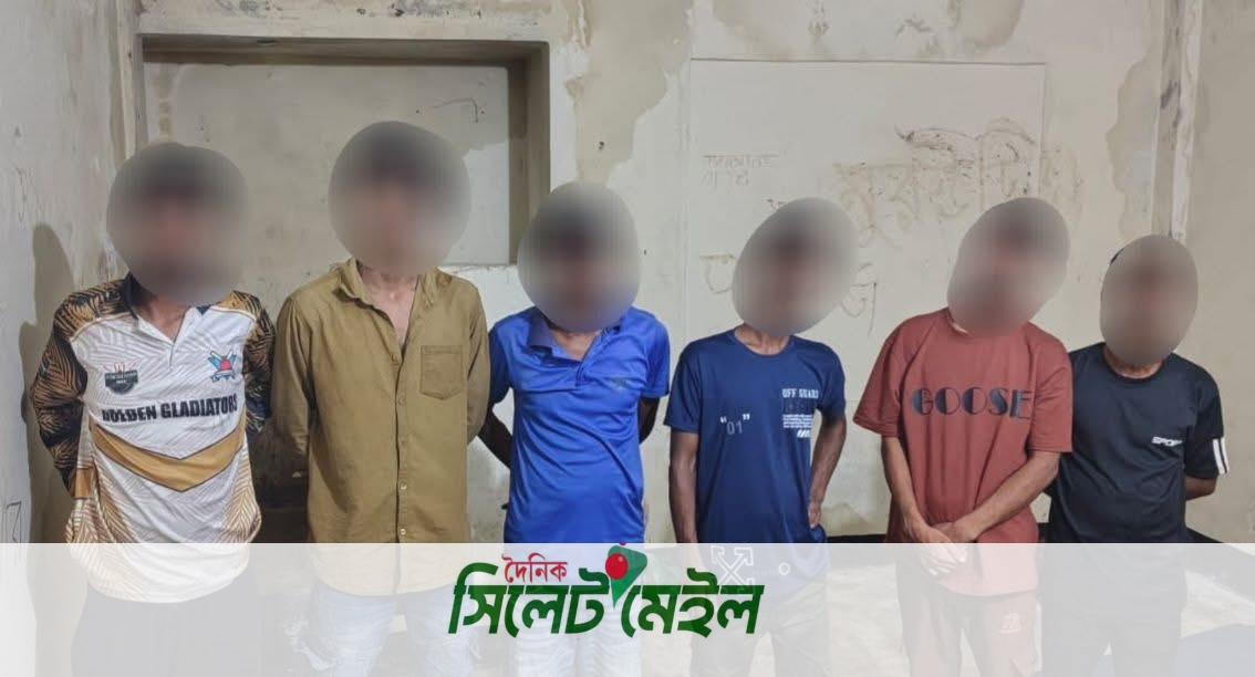 এয়ারপোর্ট থানা পুলিশের অভিযানে ০৬(ছয়) জন জুয়াড়ি গ্রেফতারঃ