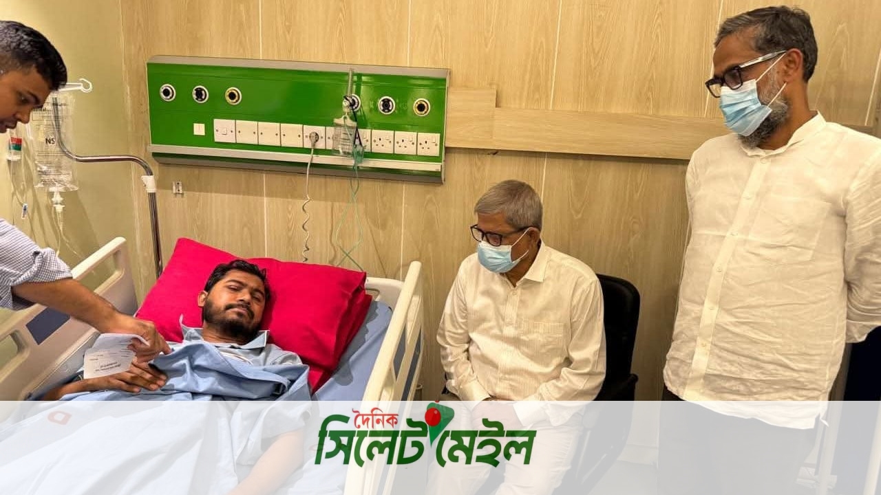 নুরকে দেখতে ঢামেকে মির্জা ফখরুল