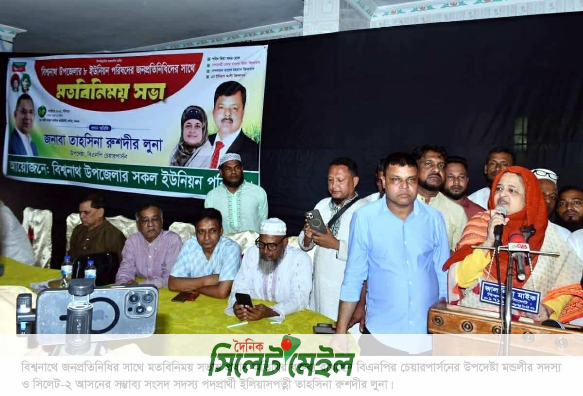 বিএনপি ক্ষমতায় গেলে সর্বস্তরের মানুষের উন্নয়ন করা হবে-ইলিয়াসপত্মী লুনা