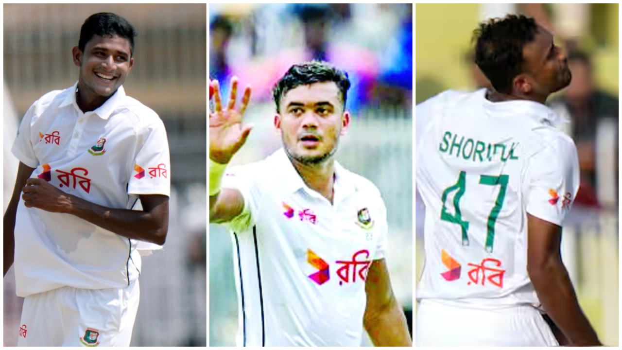 পেস আক্রমণে বাংলাদেশকেই সামান্য এগিয়ে রাখছেন শান্ত