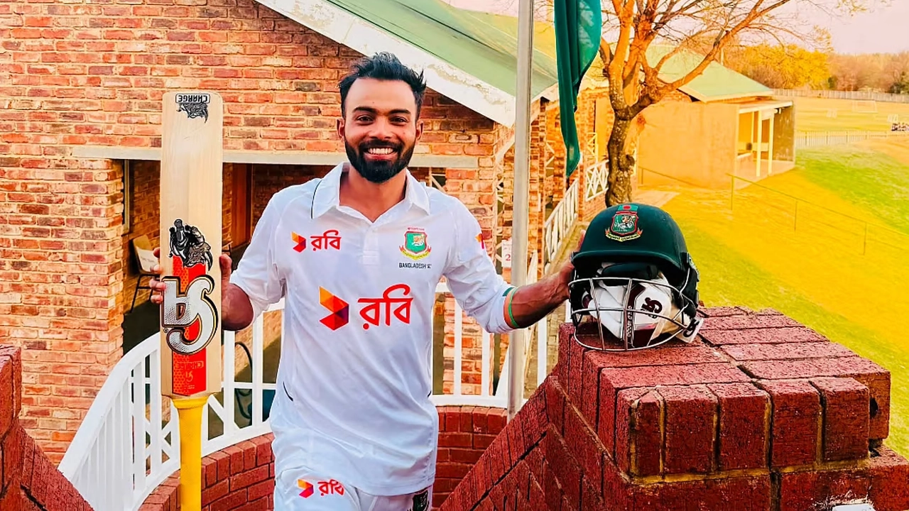 বিদেশের মাটিতে ইতিহাস গড়লেন তাওহীদ হৃদয়